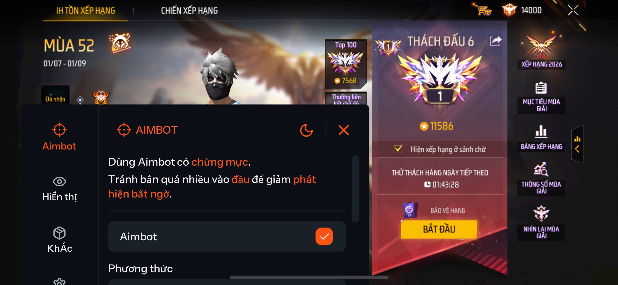 MENU MIGUL